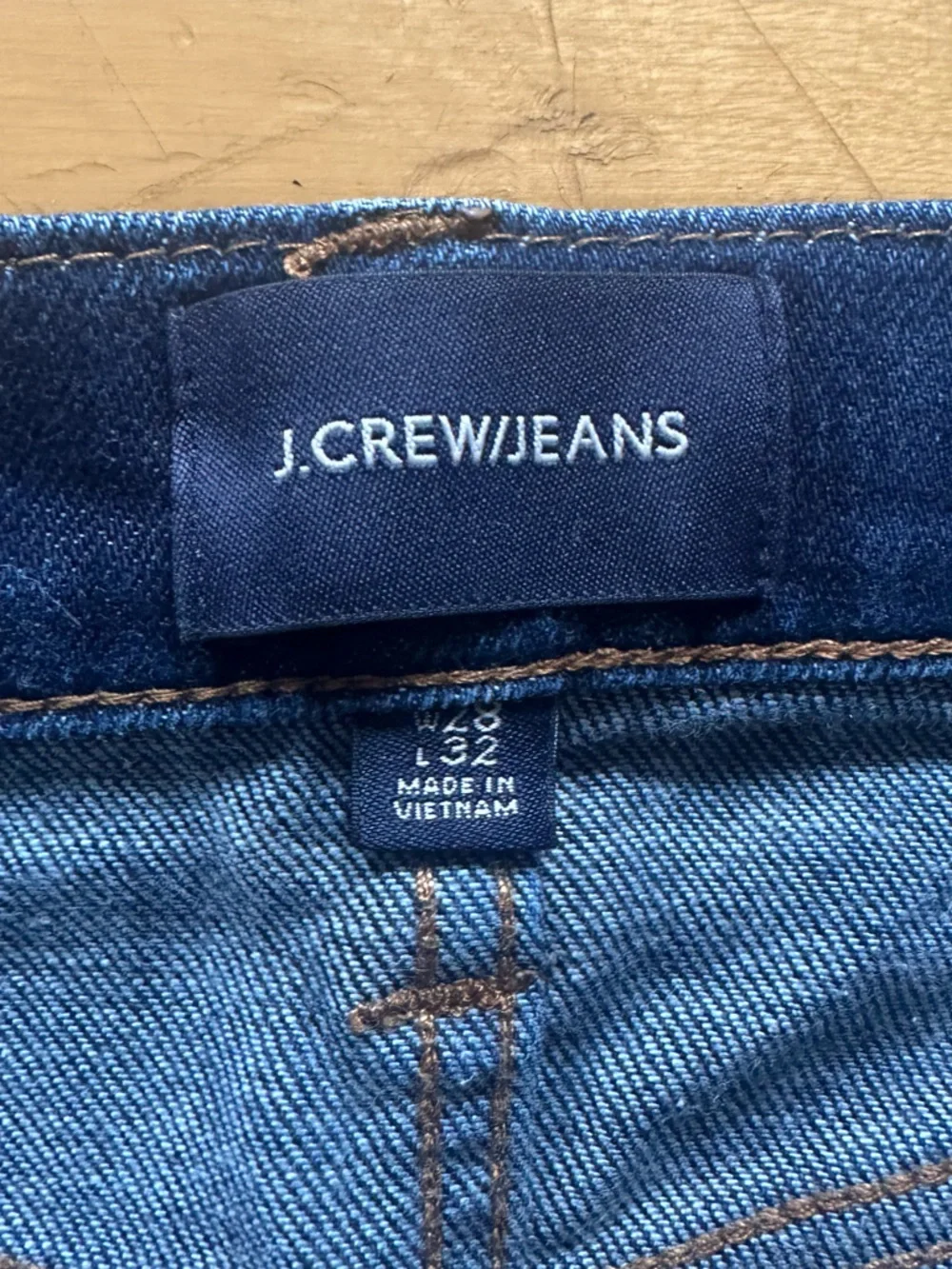 💜 J.Crew 484 Slim Dark Blue Jeans (W28 L32)